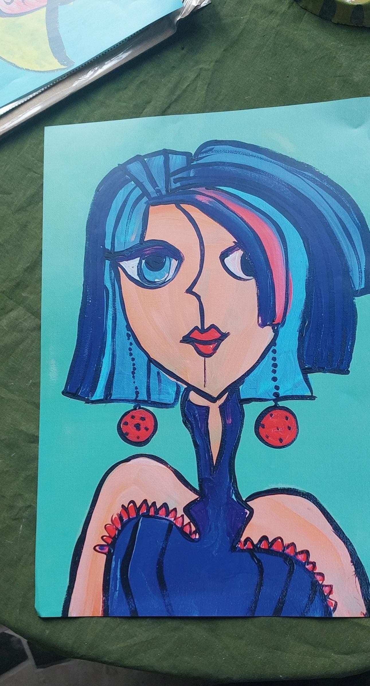 Kunstdruck als Poster nach TrudesART vom Original Lady Kontrast, Ansicht 2