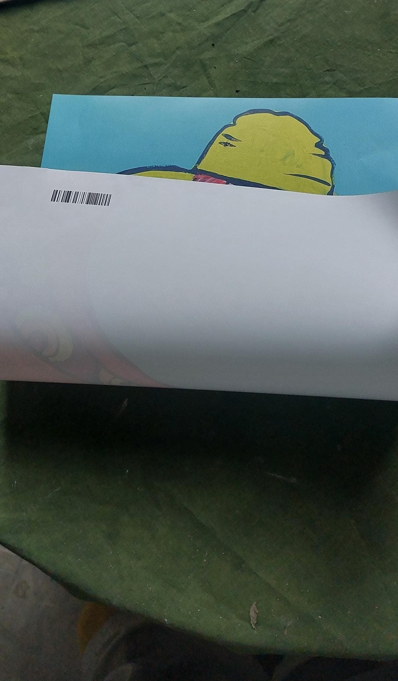 Kunstdruck als Poster nach TrudesART vom Original Frau mit Hut, Ansicht 3